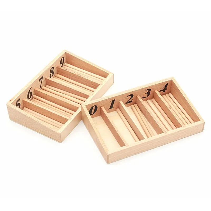 Wooden Educational Mathematics Box