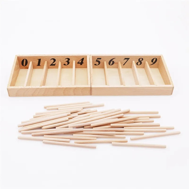 Wooden Educational Mathematics Box